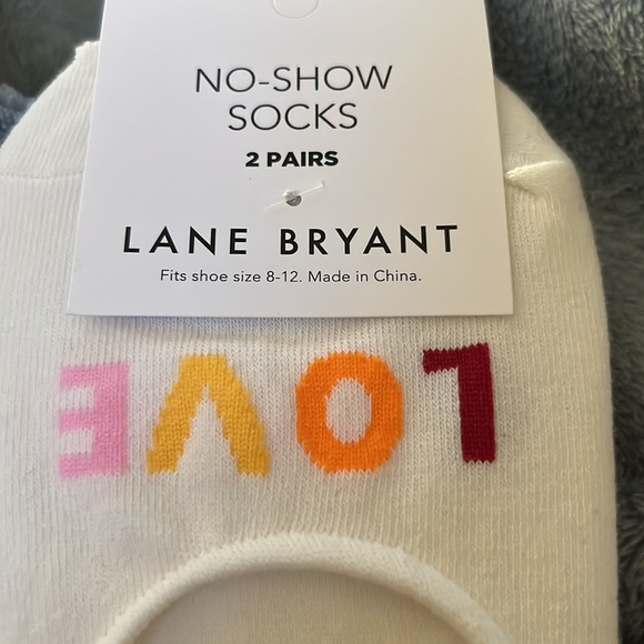 2 no show socks love rainbow heart - Picture 4 of 4